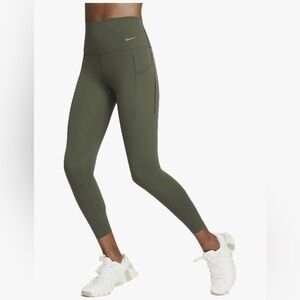 Nike Universa Women's Medium-Support High-Waisted 7/8 Leggings with Pockets XS